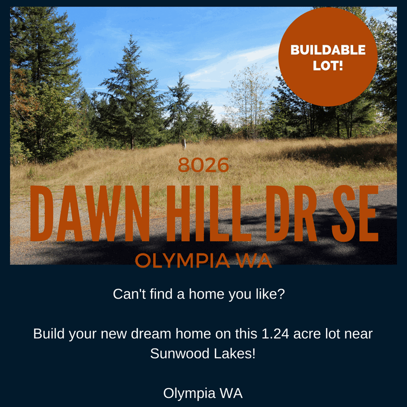 Vacant land for sale in Olympia WA