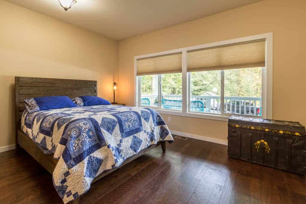 Shelton WA home for sale view of main floor master bedroom