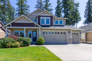 Front of home at 4342 Abigail Dr NE, Lacey WA